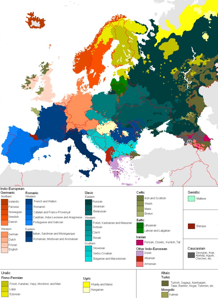 Langues en europe