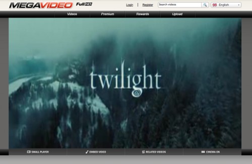 Twilight sur MegaVideo.com