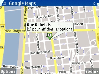google map symbian