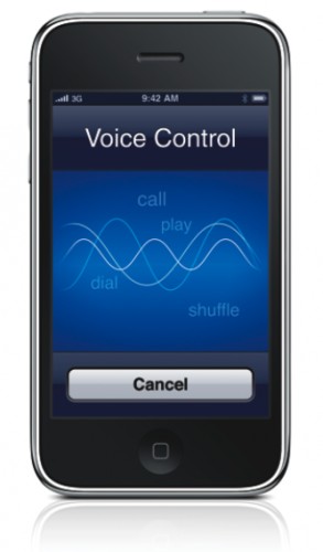 Reconnaissance vocale sur l'iphone 3Gs