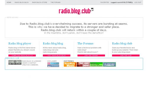 radio blog club